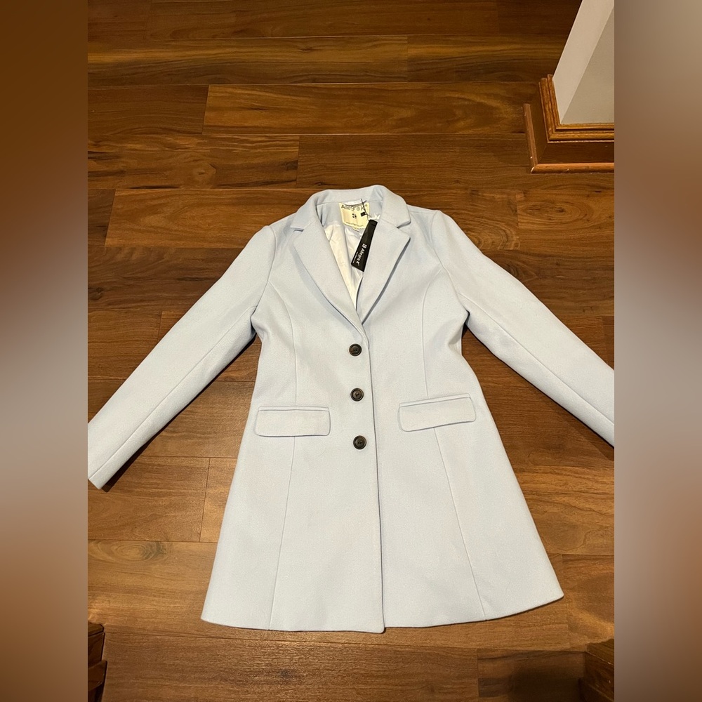 Allegra K Light Blue Women's Coat Size M (runs small)